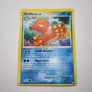 Octillery 57/123 Mysterious Treasures Pokemon Card 2007 DP BP#281 - LP/MP